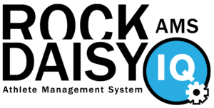 Black background featuring a large blue circle with bold white 'IQ' letters and overlapping white gear icons at the bottom-right, suggesting a tech/branding graphic.